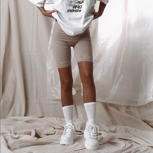 Sisters + Seekers “LESS EGO” Nude Biker Shorts